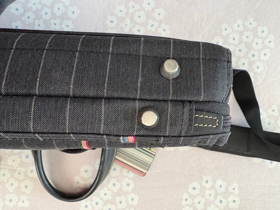 美品 Paul Smith 2wayビジネスバッグ ストライプ
