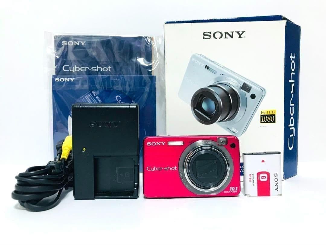 【お値下げ歓迎・美品】SONY Cyber-shot DSC-W170 レッド