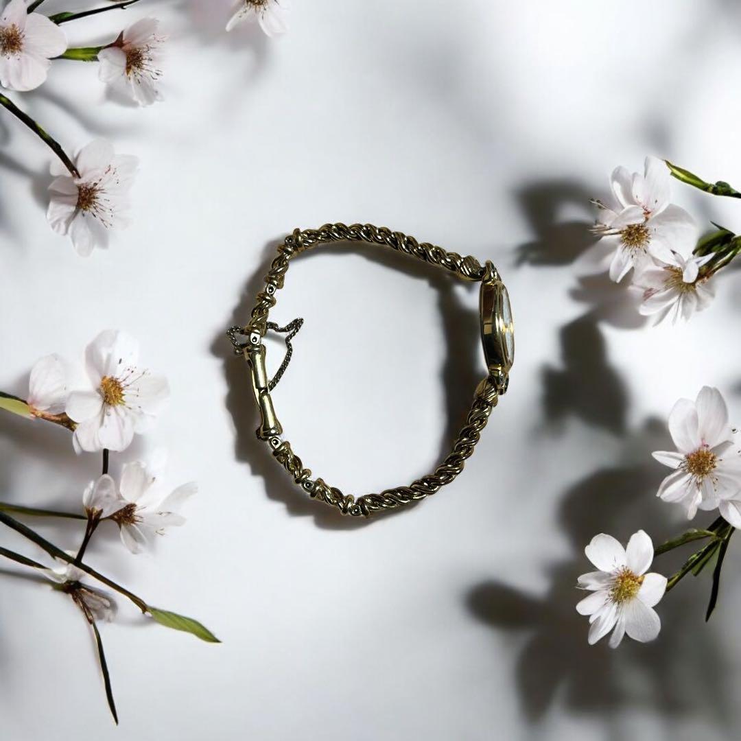 Seiko ゴールドツイストバンド腕時計【新品電池】4月17日交換済み