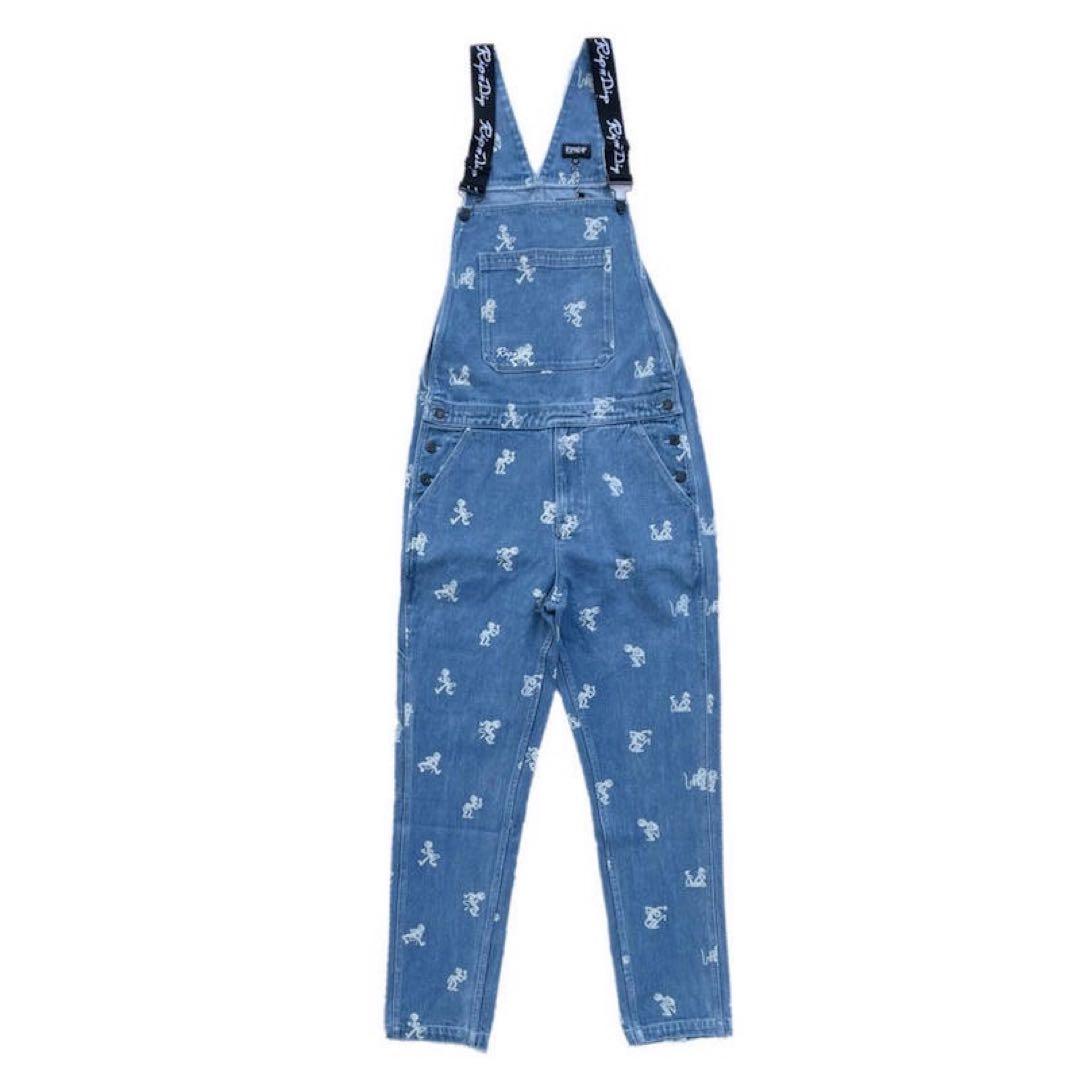 RIPNDIPデニムオーバーオール