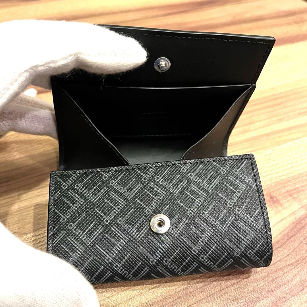 ✨未使用品✨dunhill ダンヒル ケース 小銭入れ PVCレザー 総柄