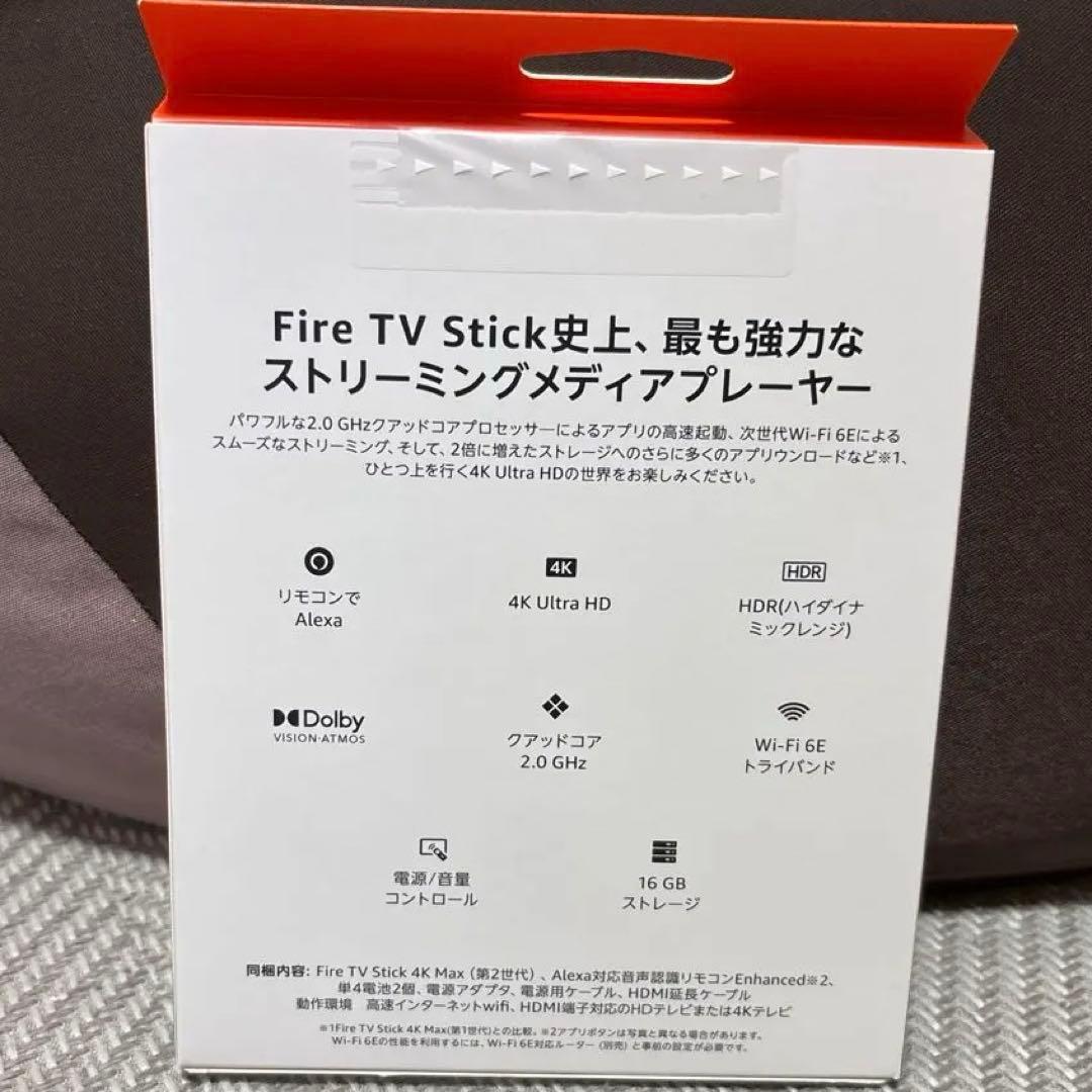 Fire TV Stick 4K Max 16GB 第2世代