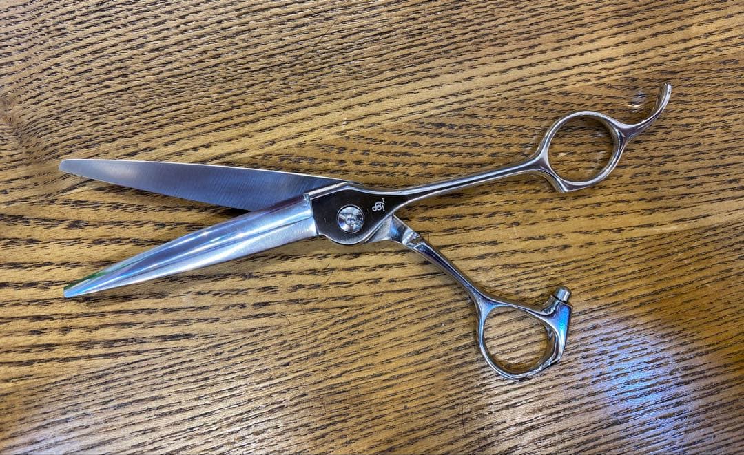 ほぼ新品未使用6インチ シザー 両剣刃 ヘネシー ベアリング スーパーゴールド