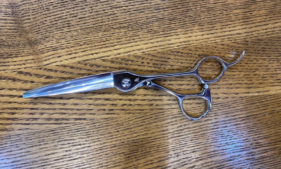 ほぼ新品未使用6インチ シザー 両剣刃 ヘネシー ベアリング スーパーゴールド