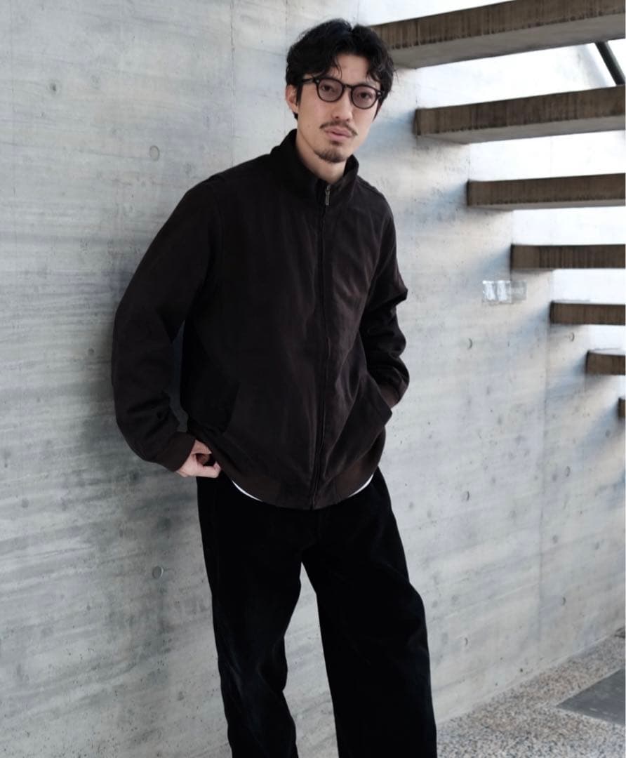 L.L.Bean Jacket 90s ブルゾン ピーチスキン スエード 濃茶