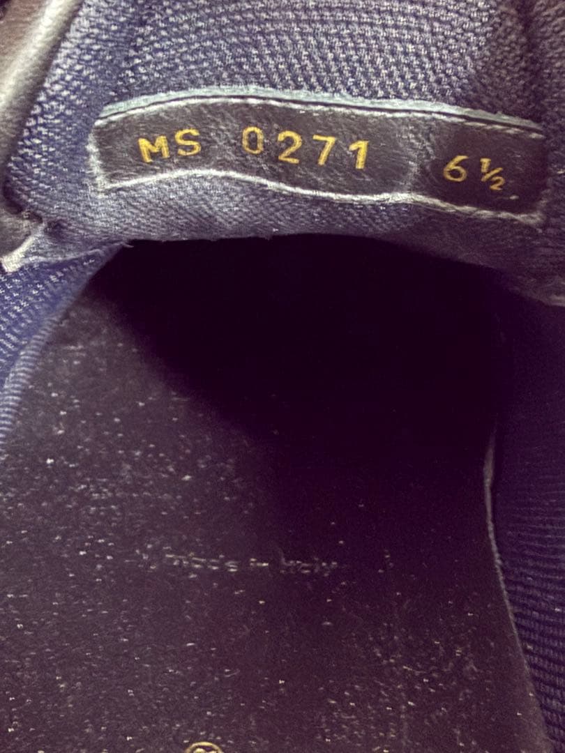 LOUIS VUITTON リヴォリ ライン スニーカー ブラック 6.5