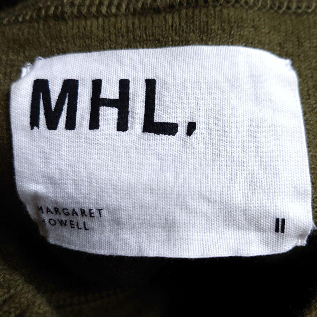 美品♪ 23AW マーガレットハウエル フェルトラフウールニット グリーン系