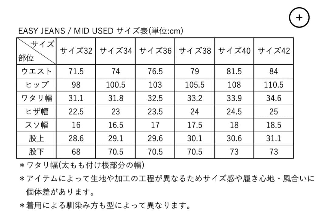 shishikui シシクイ イージー ライトインディゴ 36 美品