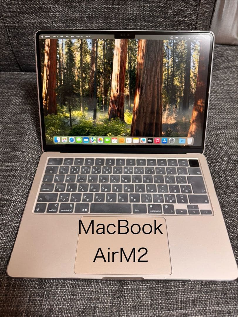 MacBook Air M2 2022 13.6インチ 8GB 512GBSSD
