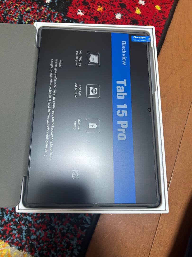 BlackviewTab15 Proタブレット14GB+256GB+1TB拡張