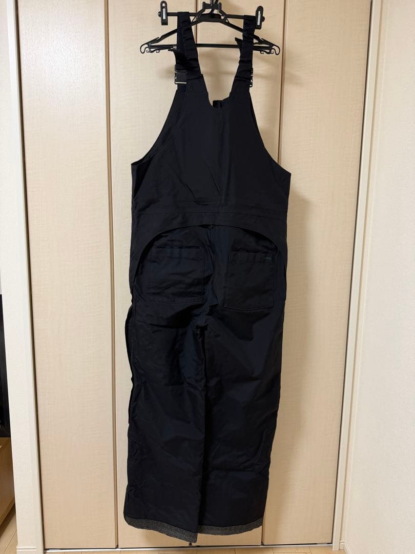 グリーンクロージング　ビブパンツ　XL ブラック　GREENCLOTHING
