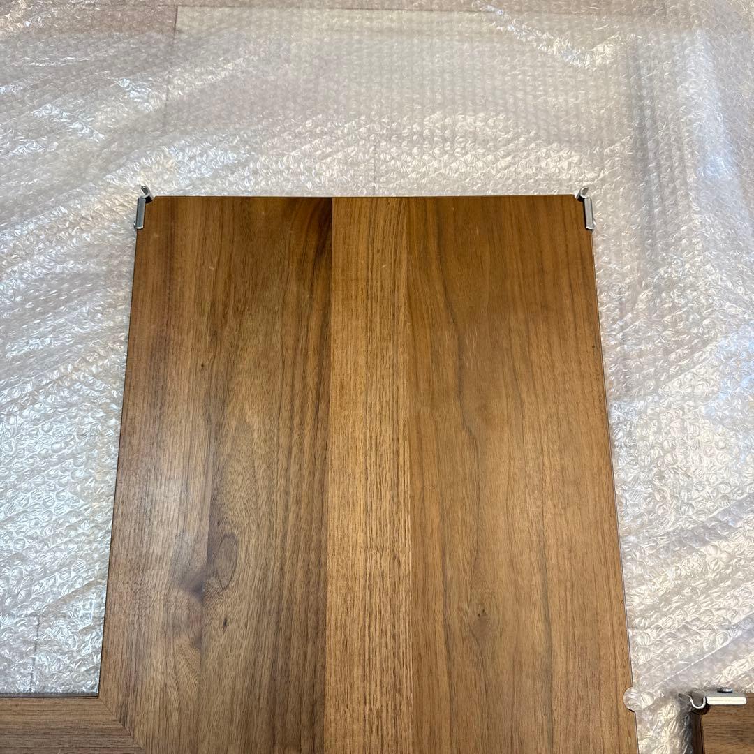 無印良品ステンレスユニットシェルフ・追加棚・コーナータイプ／WN材 幅８４ｃｍ