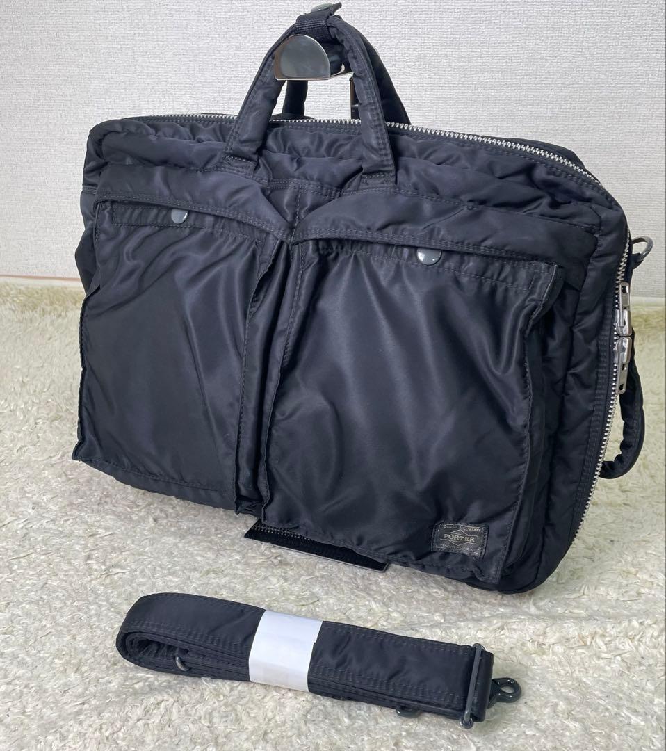 ポーター3way タンカー ブリーフケース ビジネスバック　リュック　ブラック
