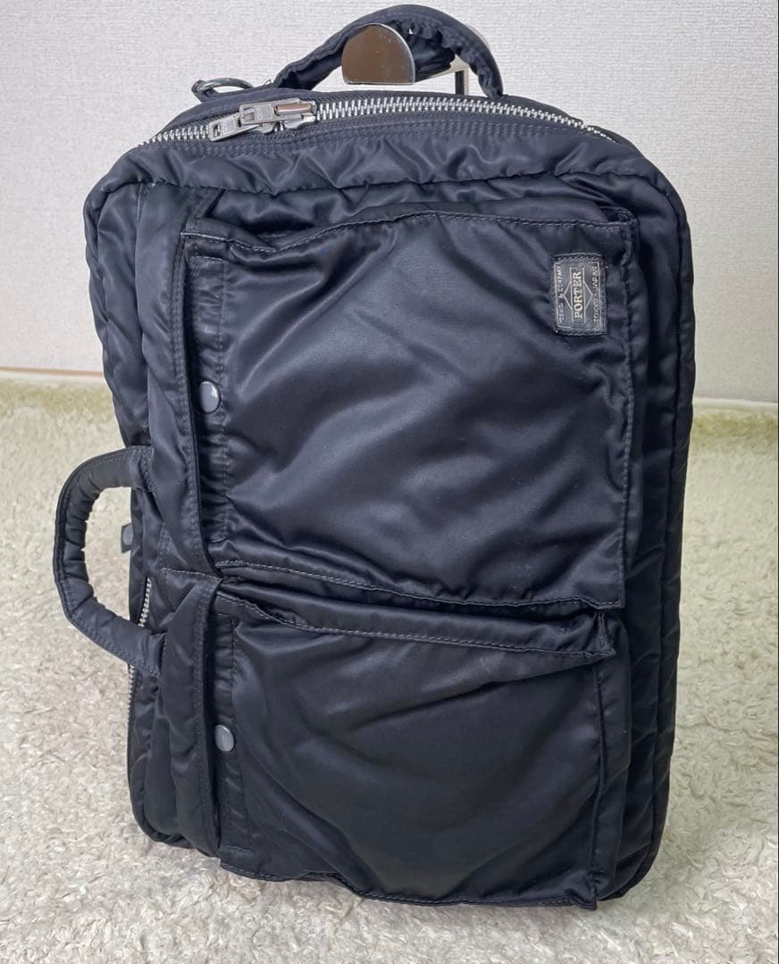 ポーター3way タンカー ブリーフケース ビジネスバック　リュック　ブラック
