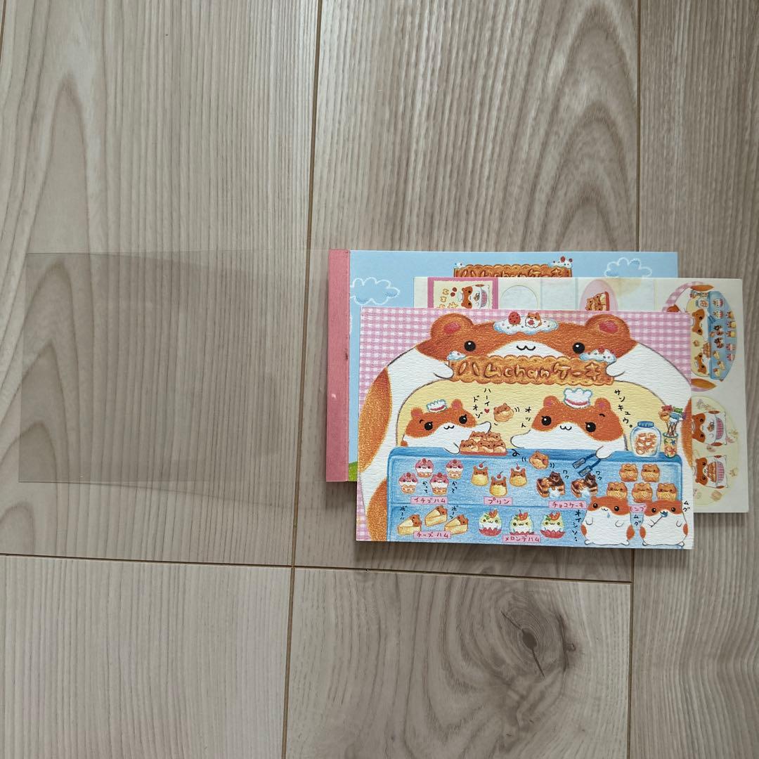 平成レトロ　メモ帳　パロディ　平成女児文具　ハムちゃん　パンダ