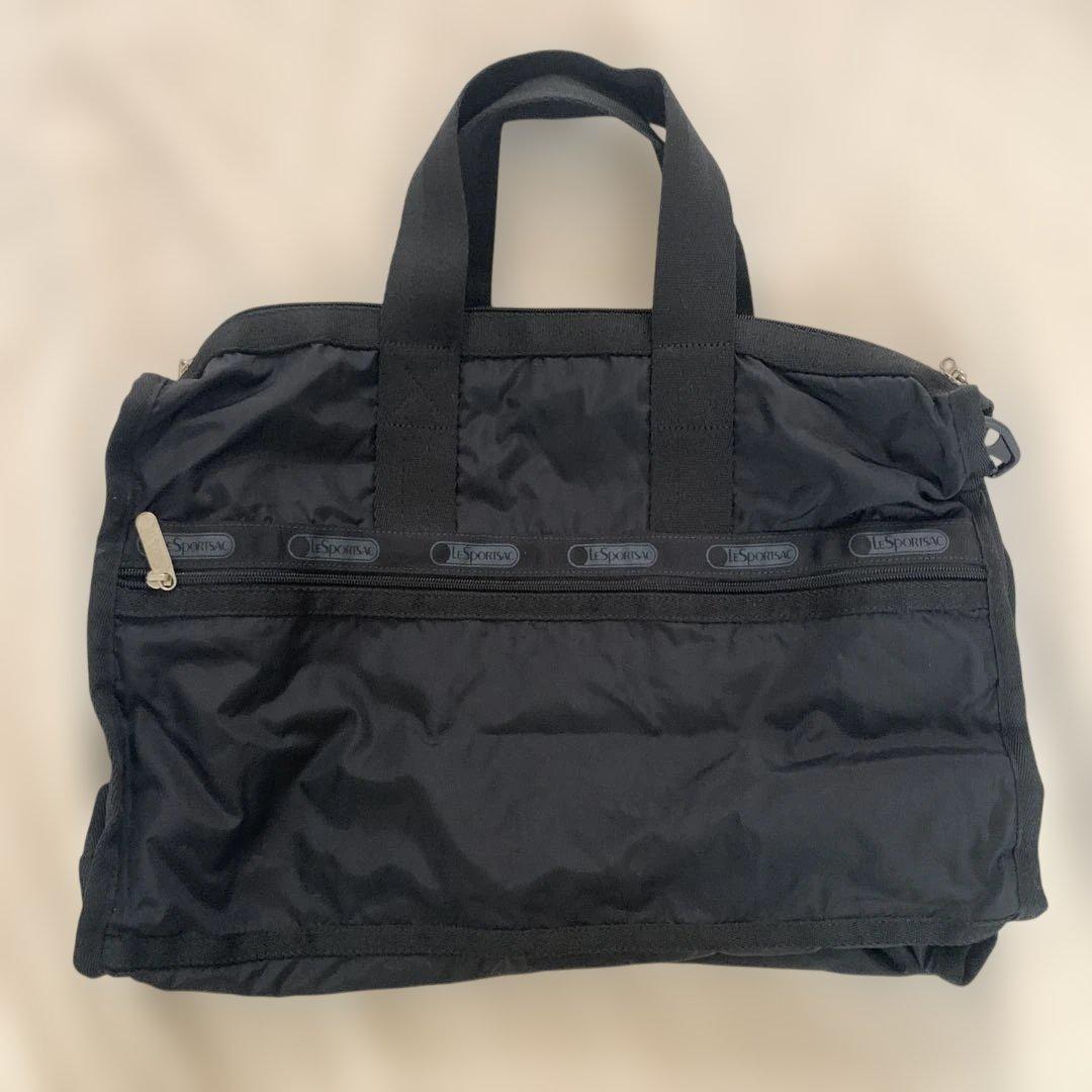 レスポートサック　ボストンバッグ　ショルダーバッグ　ブラック　2way ポーチ付