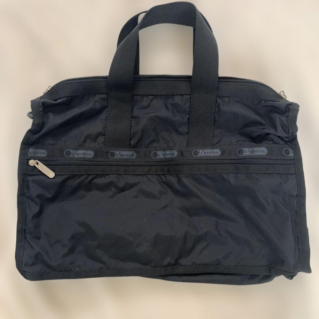 レスポートサック　ボストンバッグ　ショルダーバッグ　ブラック　2way ポーチ付