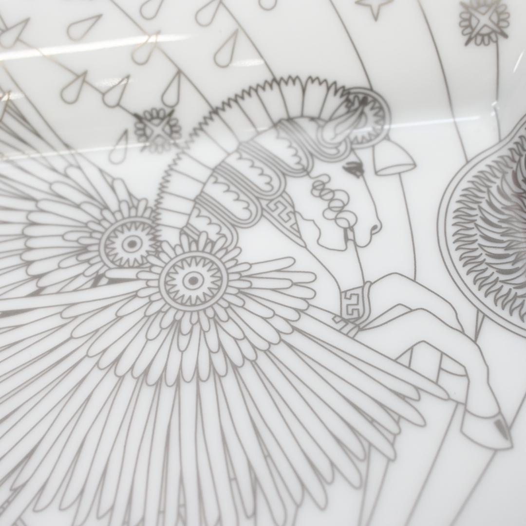 ■ □ 45238★年 未使用品 エルメス ペガサスの源泉 灰皿 トレイ