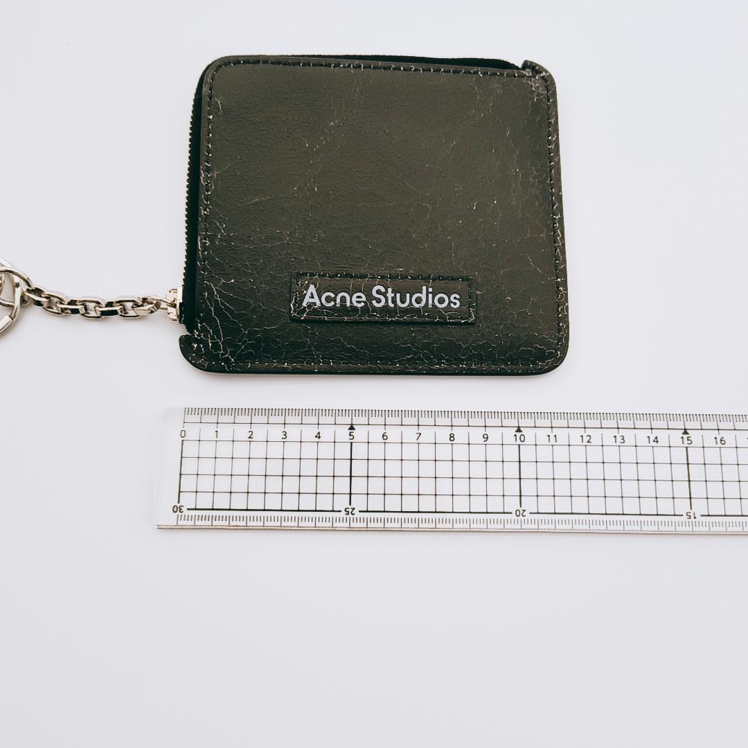 【新品未使用】Acne Studios ジップレザーウォレット キーリング