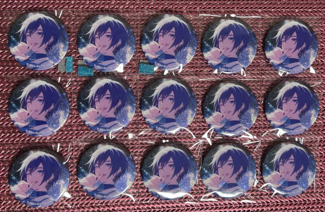 プロセカ グリッター缶バッジ KAITO 43A グリ缶 ×15点
