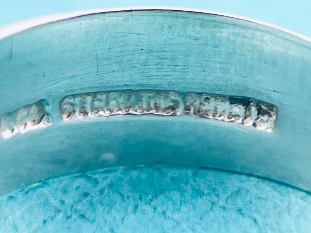 c926 ティファニー　カーブド　ハート　リング　シルバー　925 約12号