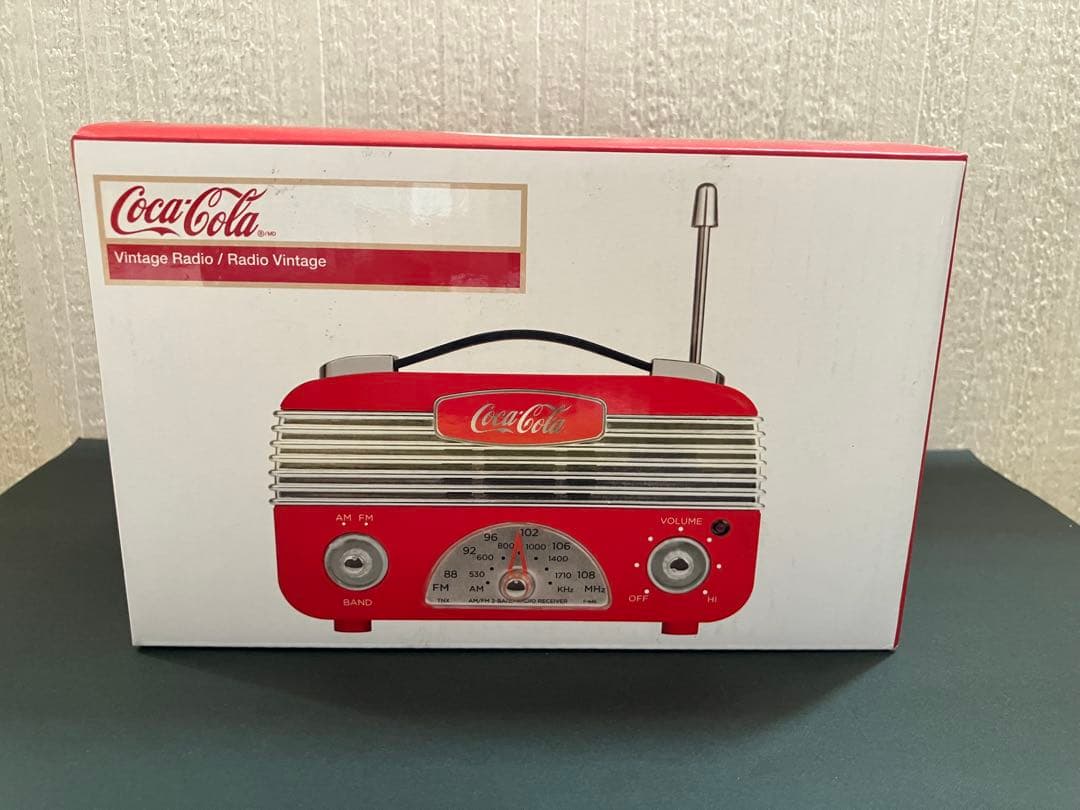 コカ・コーラ　レトロ　ラジオ　新品未開封品