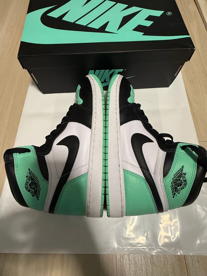 靴 Nike Air Jordan 1 High OG \"Green Glow\"