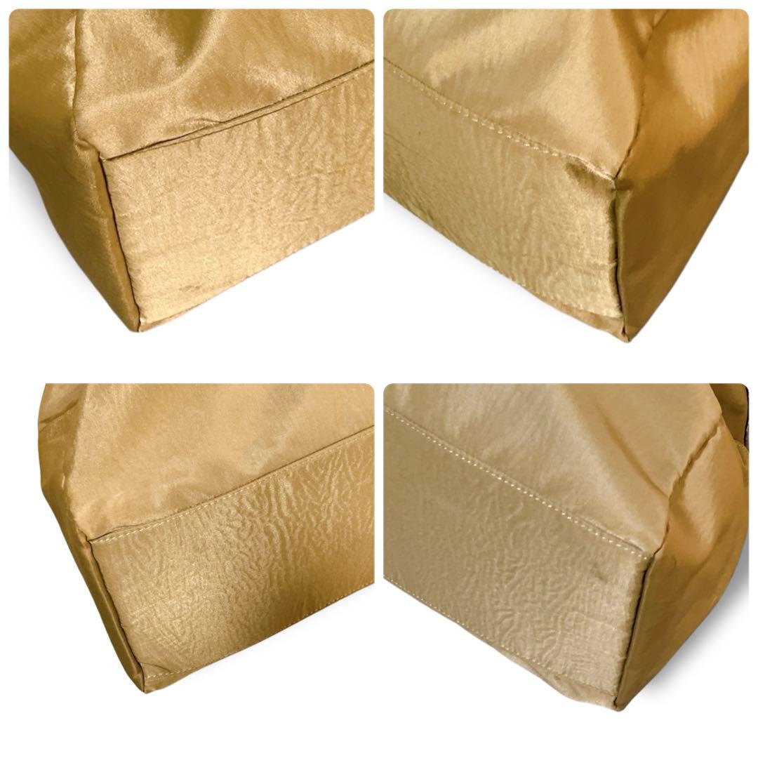 バレンシアガ クロコ型押し A4収納可 ゴールド金具 ボストンバッグ ブラウン