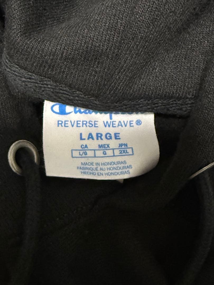 日本未発売 USAFA CHAMPION リバースウィーブ　パーカー黒 L