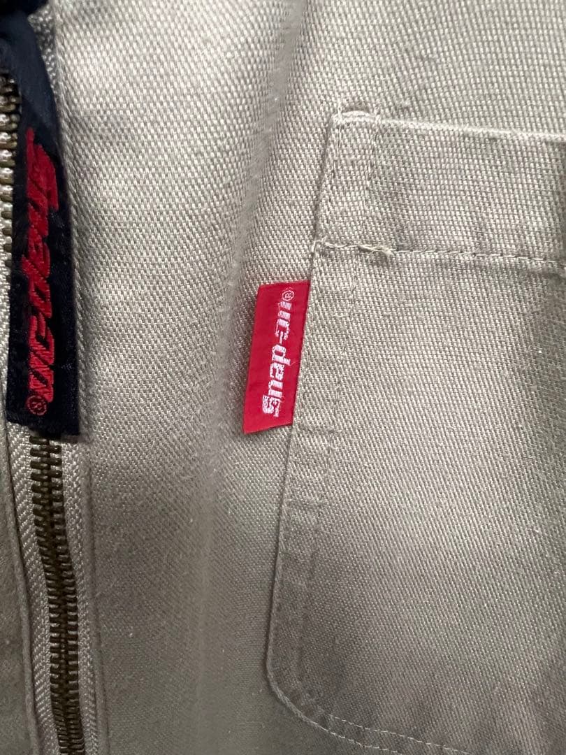 Snap-on ベージュ つなぎ　M