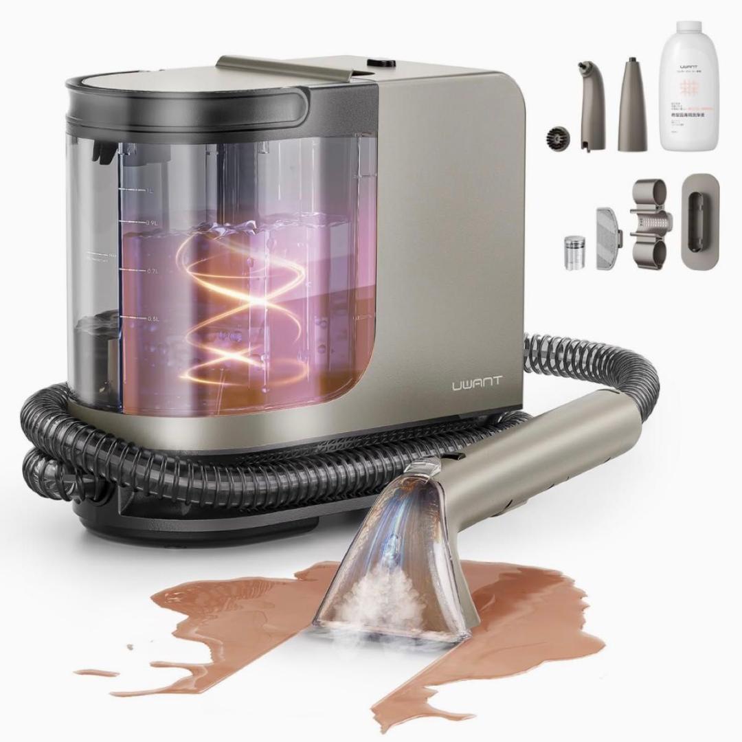 18000Pa 超強吸引力 スチームクリーナー 高温リンサークリーナー 加熱式