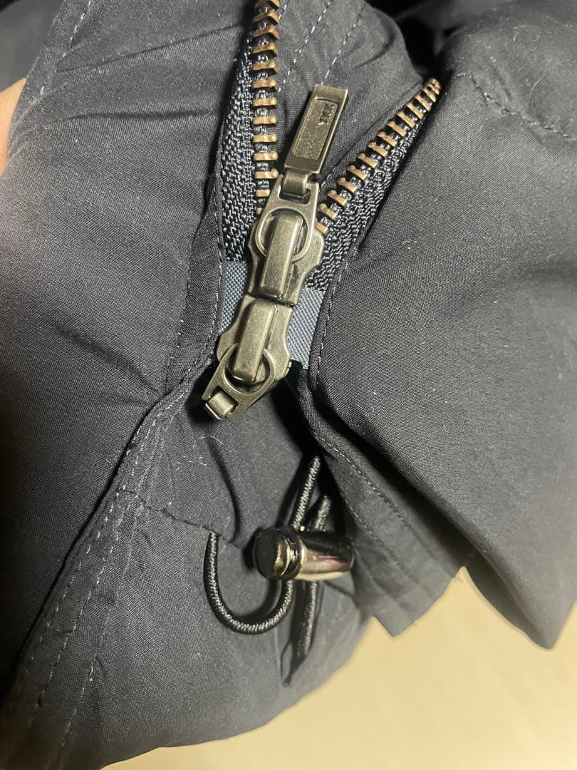 超美品　インディヴィ ダウンコート ラクーンファー付き 40 ブラック