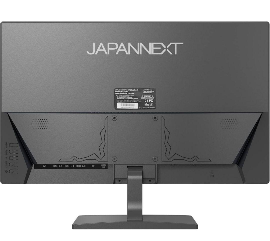 美品　JAPANNEXT JN-V27UHD 4K 液晶モニター 27インチ