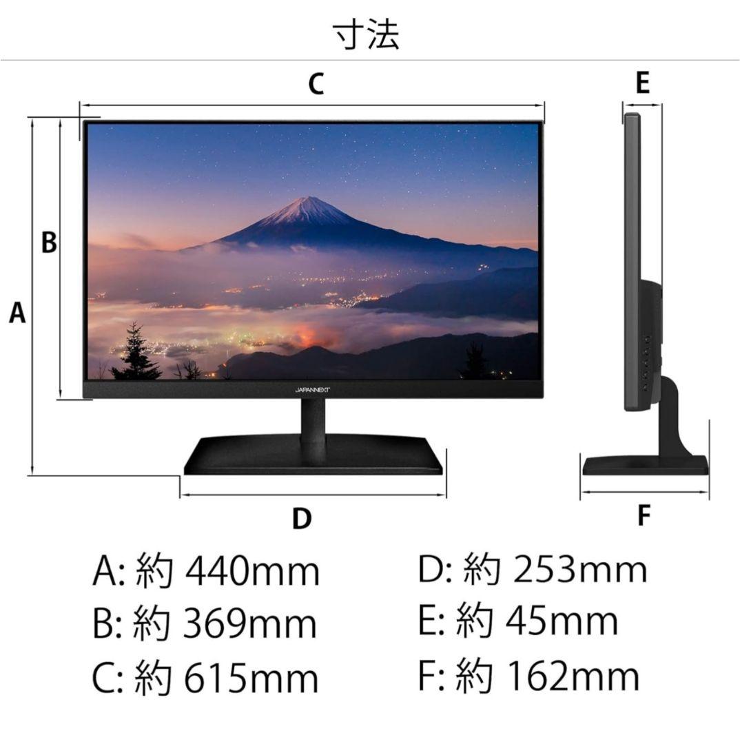 美品　JAPANNEXT JN-V27UHD 4K 液晶モニター 27インチ
