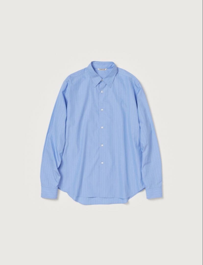 トップス AURALEE SUVIN STRIPE SHIRT 4