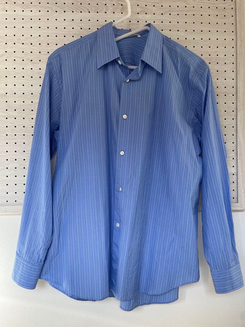 トップス AURALEE SUVIN STRIPE SHIRT 4
