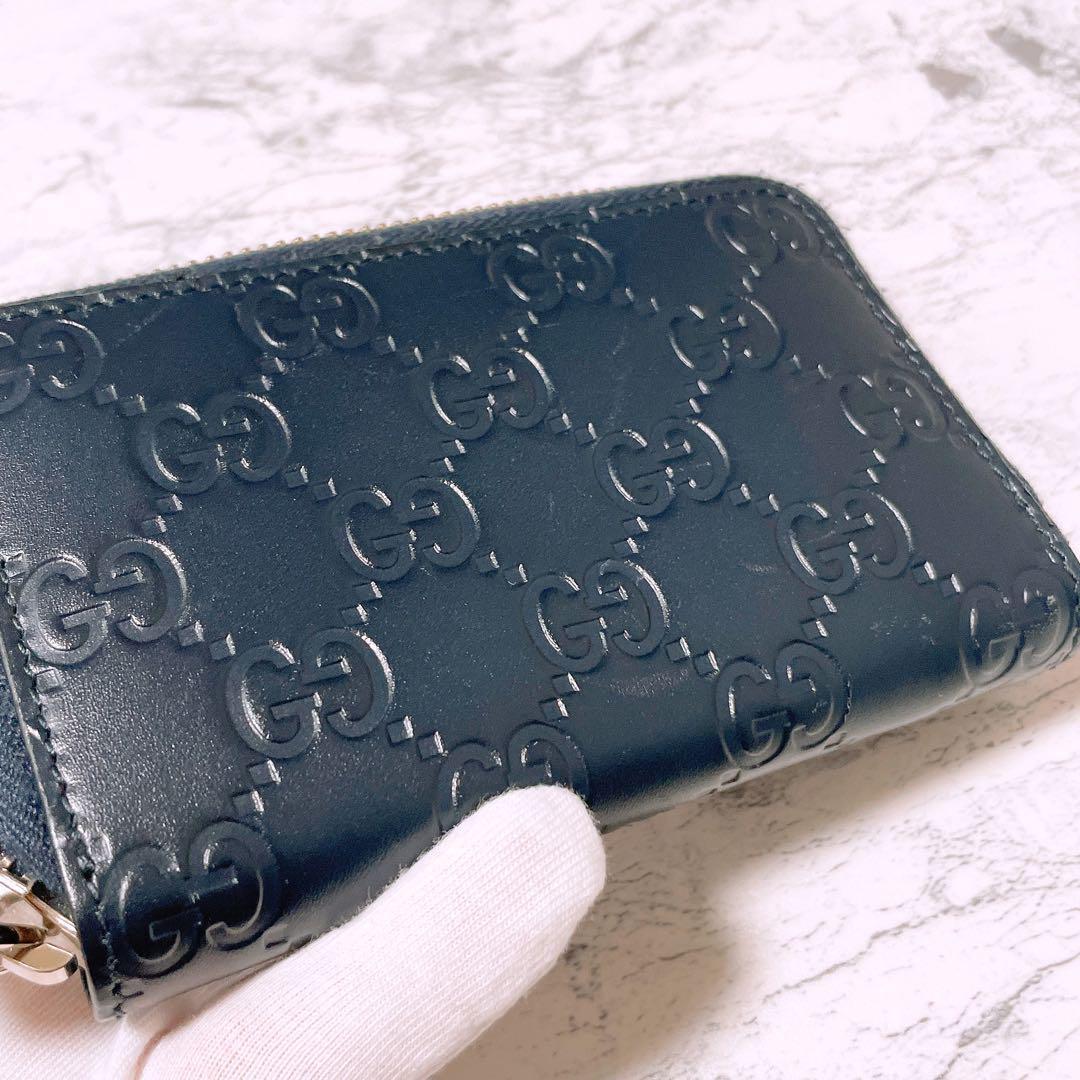 GUCCI グッチ レザー ケース GGパターン