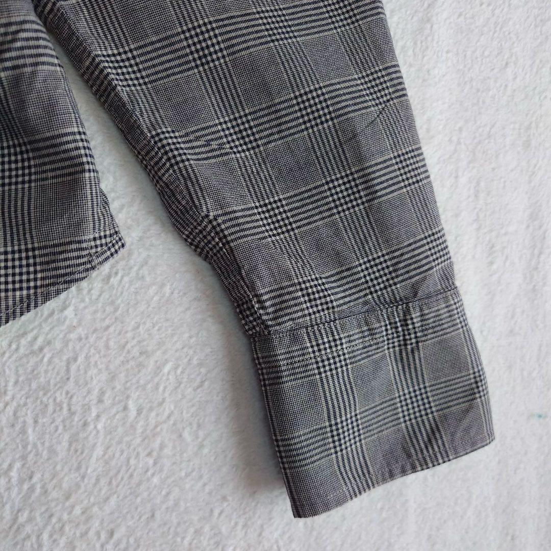 未使用45R スーピマオーガニックバチストのフリルプティローファーシャツ