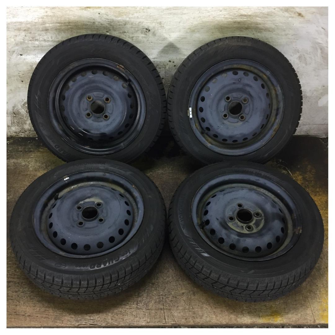 293 YOKOHAMA iG60 155/65R14 7.5分目 スタッドレス