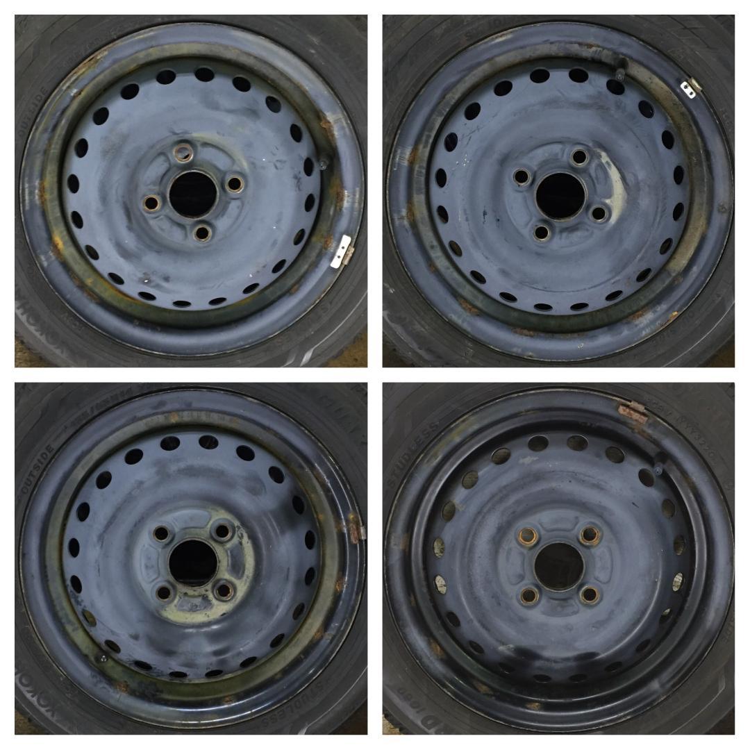 293 YOKOHAMA iG60 155/65R14 7.5分目 スタッドレス