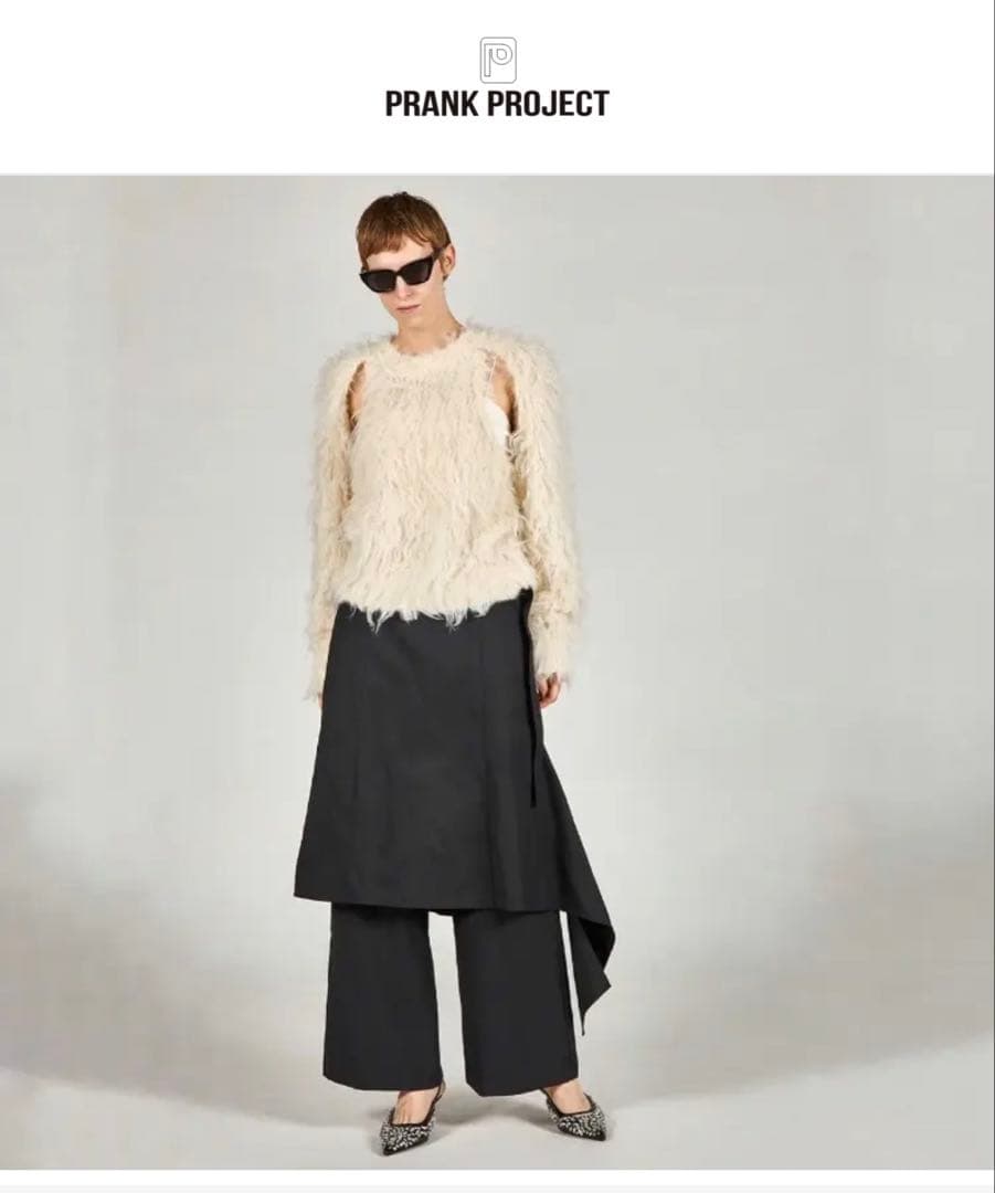 トップス PRANK PROJECT Shaggy Knit Pullover