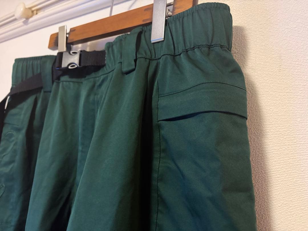 mahf サイドポケットスノーパンツ　XL ダークグリーン