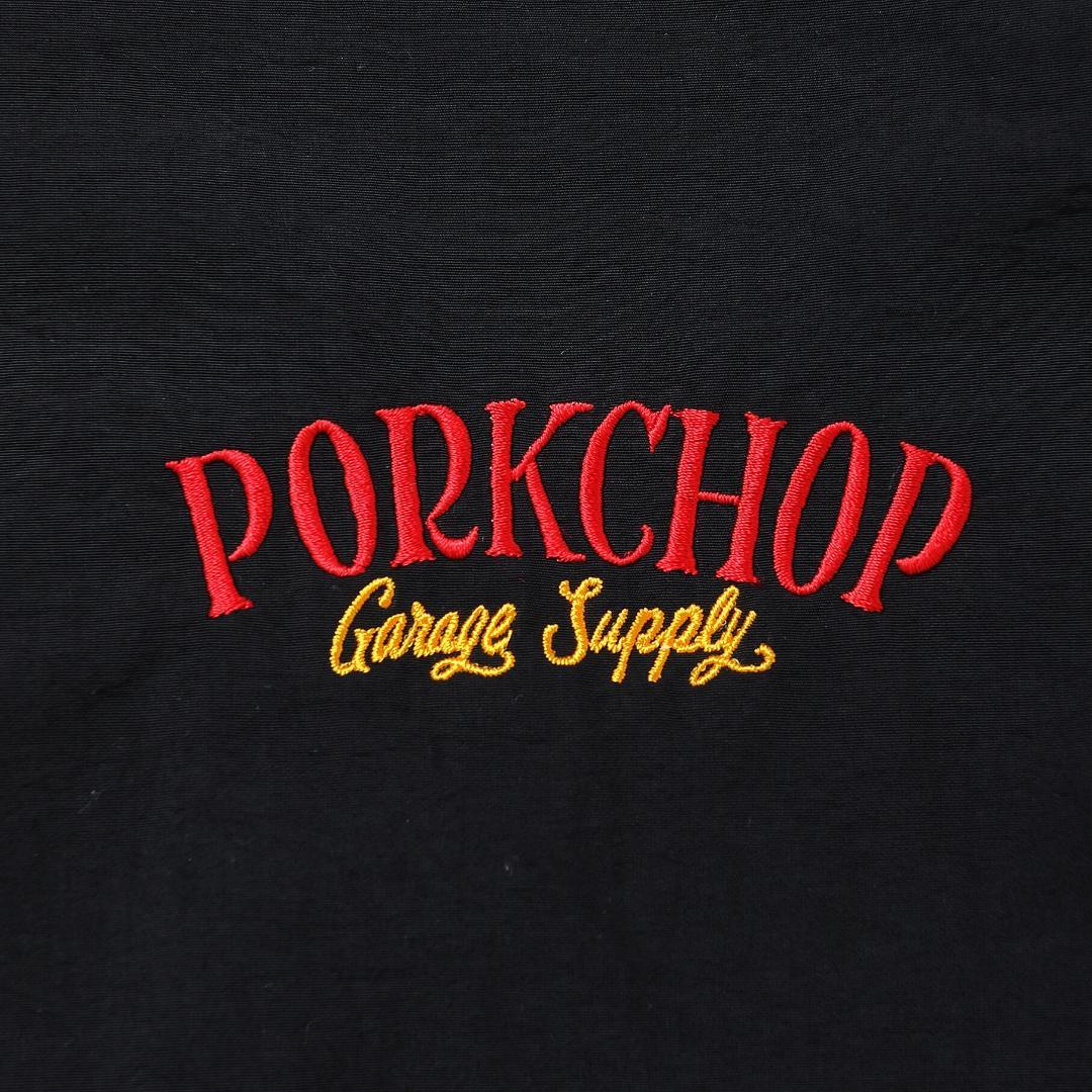 PORKCHOP Garage Supply ナイロンジャケット ブラック