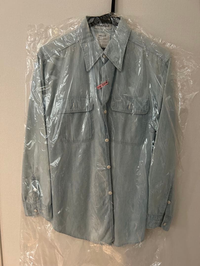 マディソンブルー シャンブレー　シャツ　ハンプトン　01