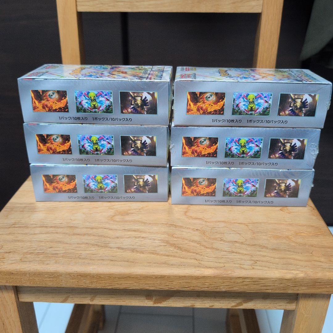 ポケモンカードゲーム テラスタルフェスex 6BOX シュリンク付き