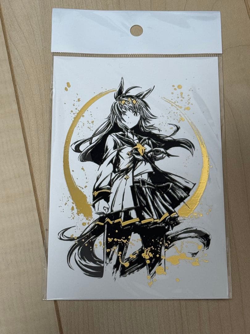 シンデレラグレイ　オグリキャップ　墨絵シリーズ5点セット