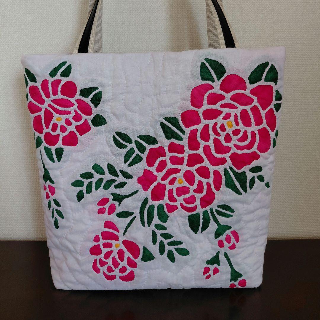 ハンドメイドハワイアンキルトバック