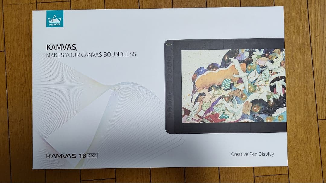液タブ・ペンタブ HUION KAMVAS 16 2021
