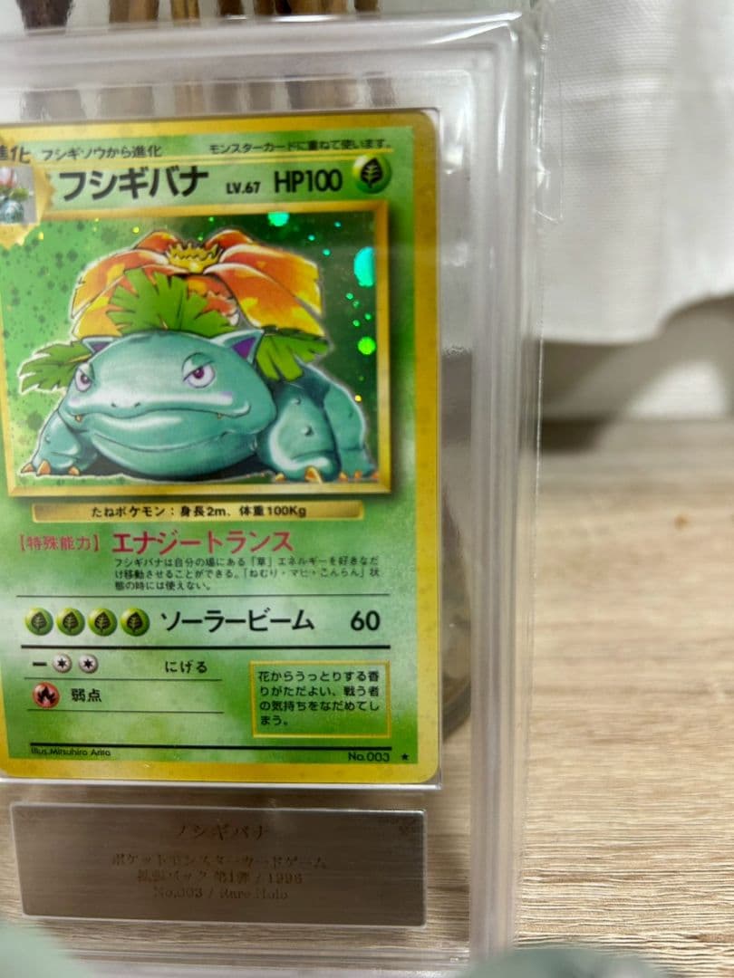 【ars8】フシギバナ　旧裏　全面ホロ　渦巻き　十字　モンボ