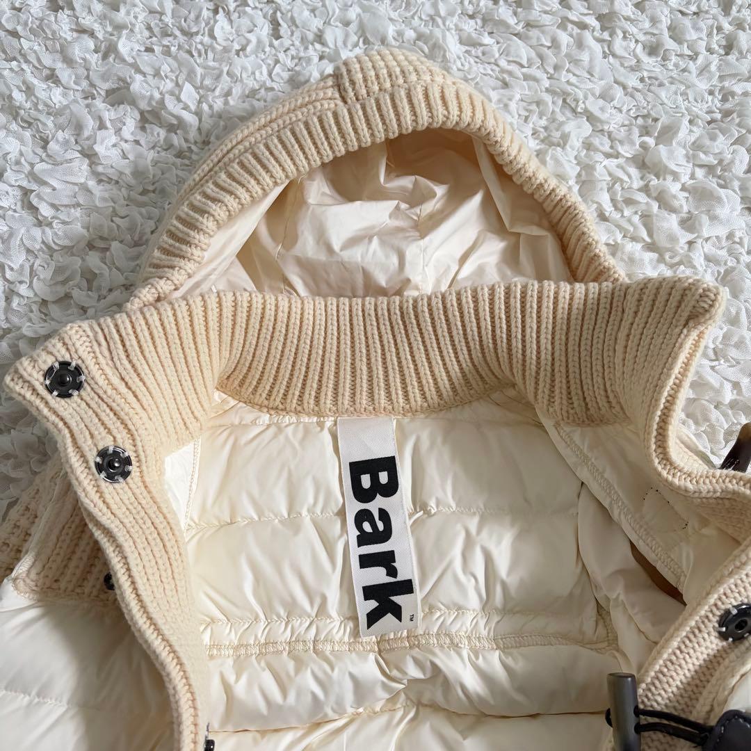 【未使用級】バークBARK ダウンジャケット　ダッフルコート　ニットダッフル